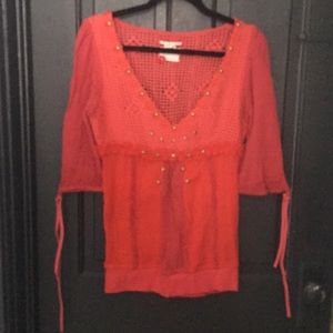Free People gauzy tunic